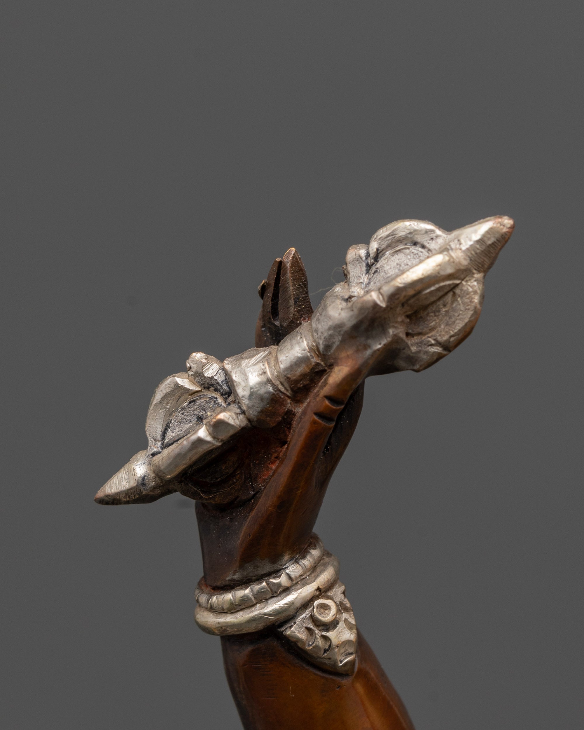 Oxidized Dorje Drolo Statue | Handcrafted Buddhist Sculpture