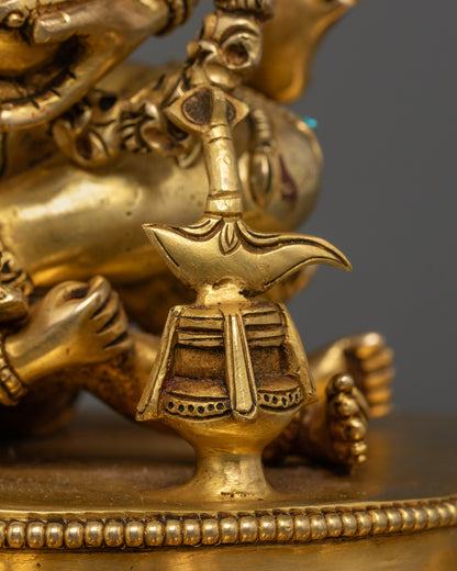Brahmanrupa Statue | 24k Fire Gilded Copper Statue