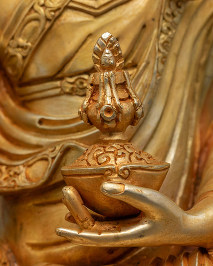 Padmasambhava Guru Rinpoche Statue | Sacred Nepalese Buddhist Art