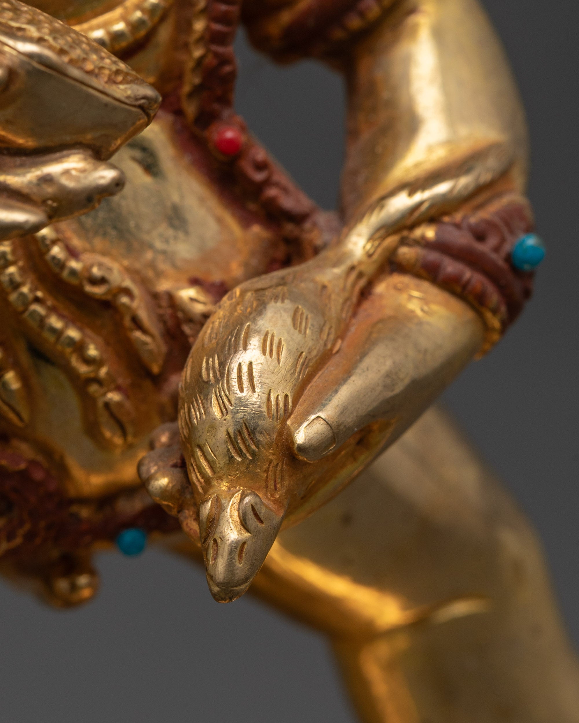 Black Dzambhala Statue | Buddhist Prosperity Protector