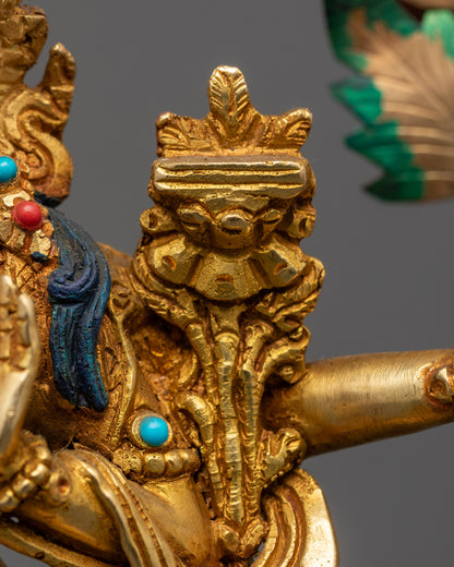 Elegant Maha Manjushri Statue | Detailed Handmade Sculpture of Nepal