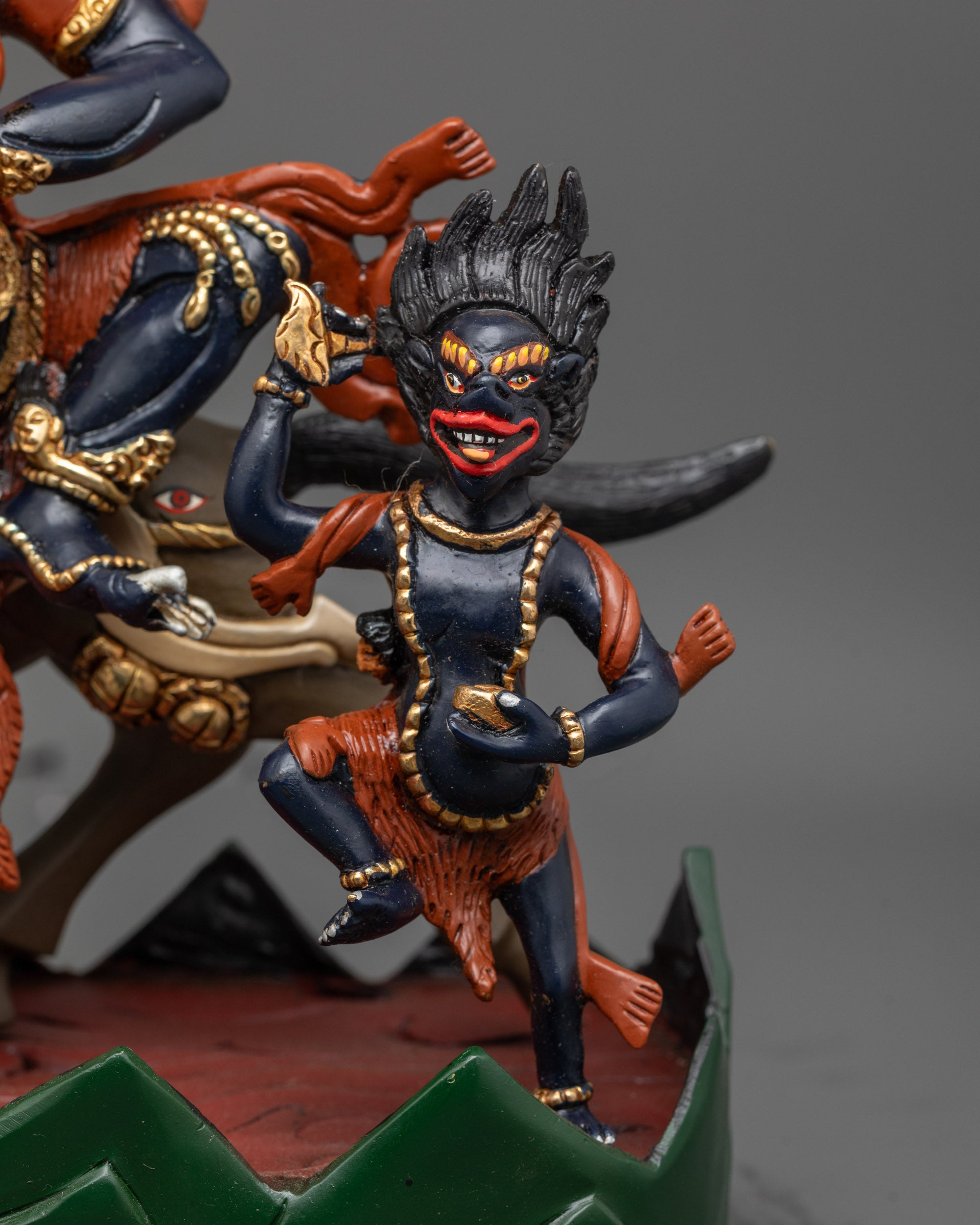 Palden Lhamo Statue | Wrathful Dharmapala Protector Sculpture