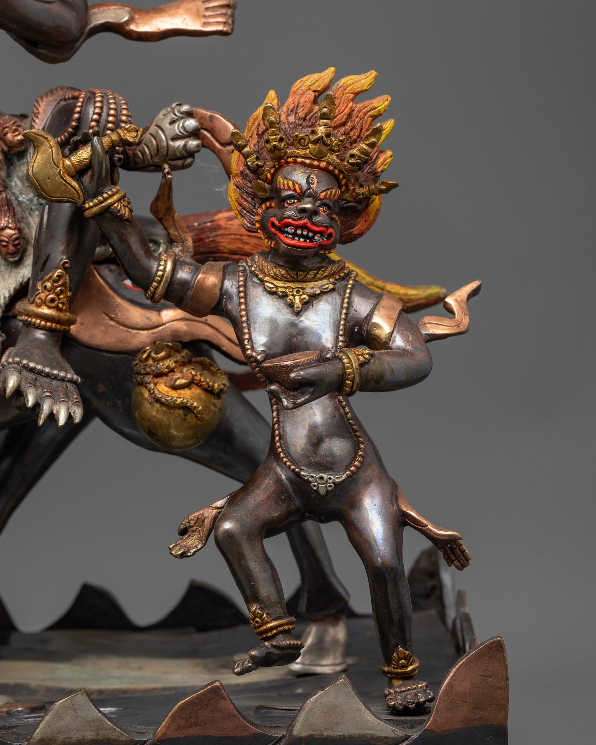 Palden Lhamo Sculpture | Fierce Guardian Goddess of Tibet Statue