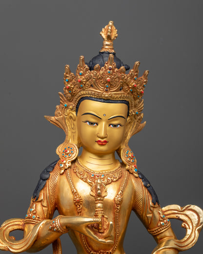 Authentic Vajrasattva Statue | Handmade Nepalese Buddhist Statue