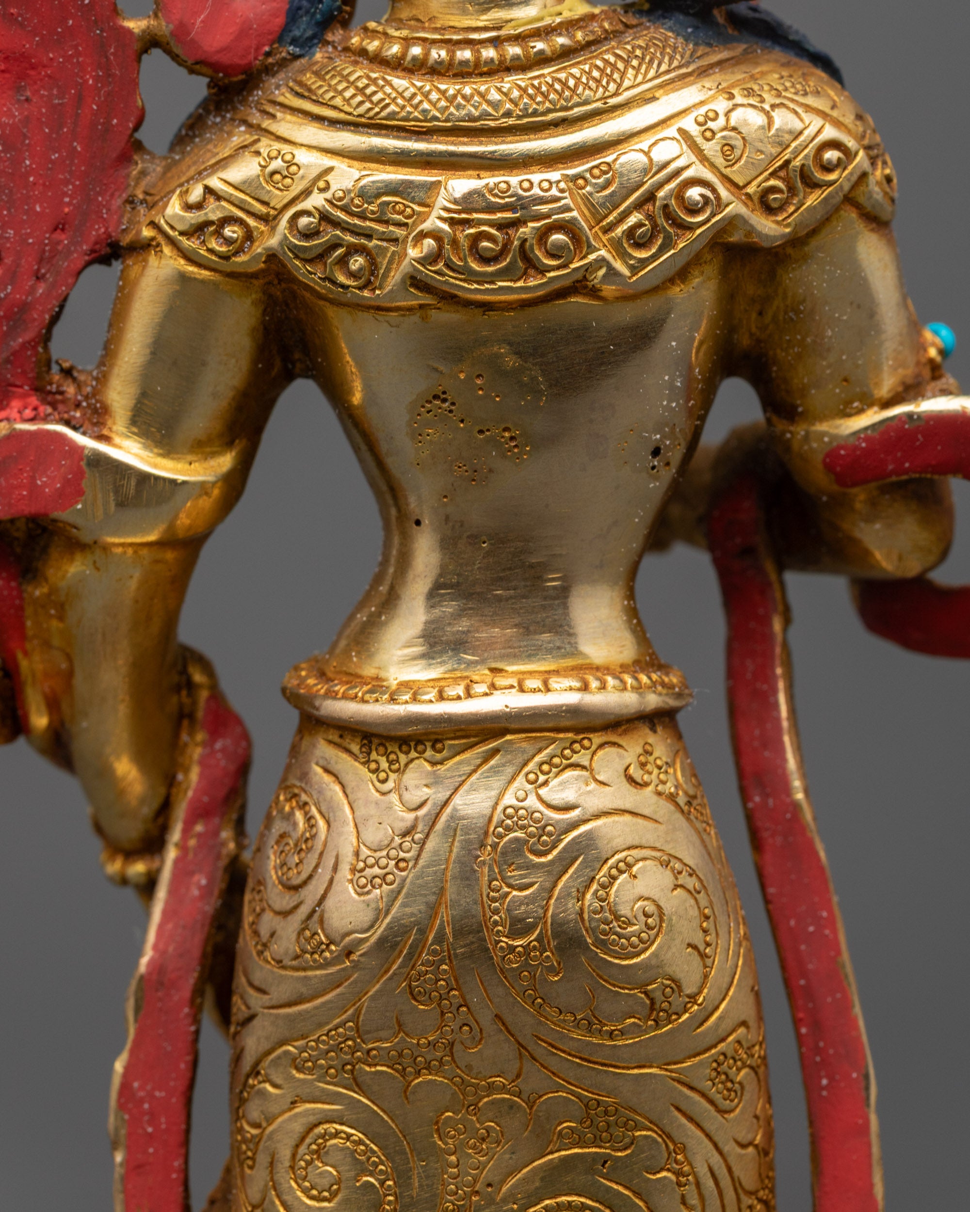 Standing Manjushri Statue | Wisdom Bodhisattva Sculpture from Nepal