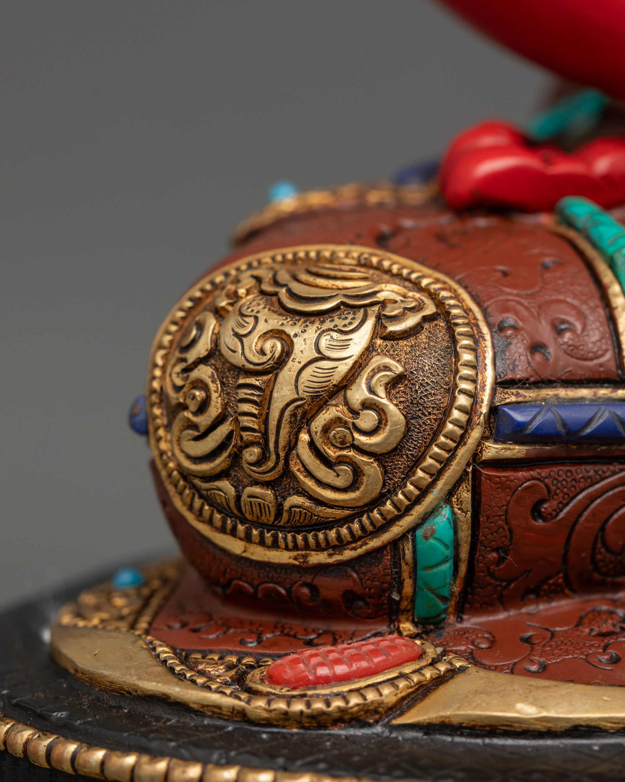 Serene Amitabha Buddha Sculpture | Nepalese Handmade Buddhist Statue