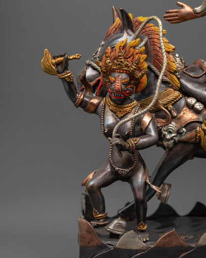 Palden Lhamo Sculpture | Fierce Guardian Goddess of Tibet Statue