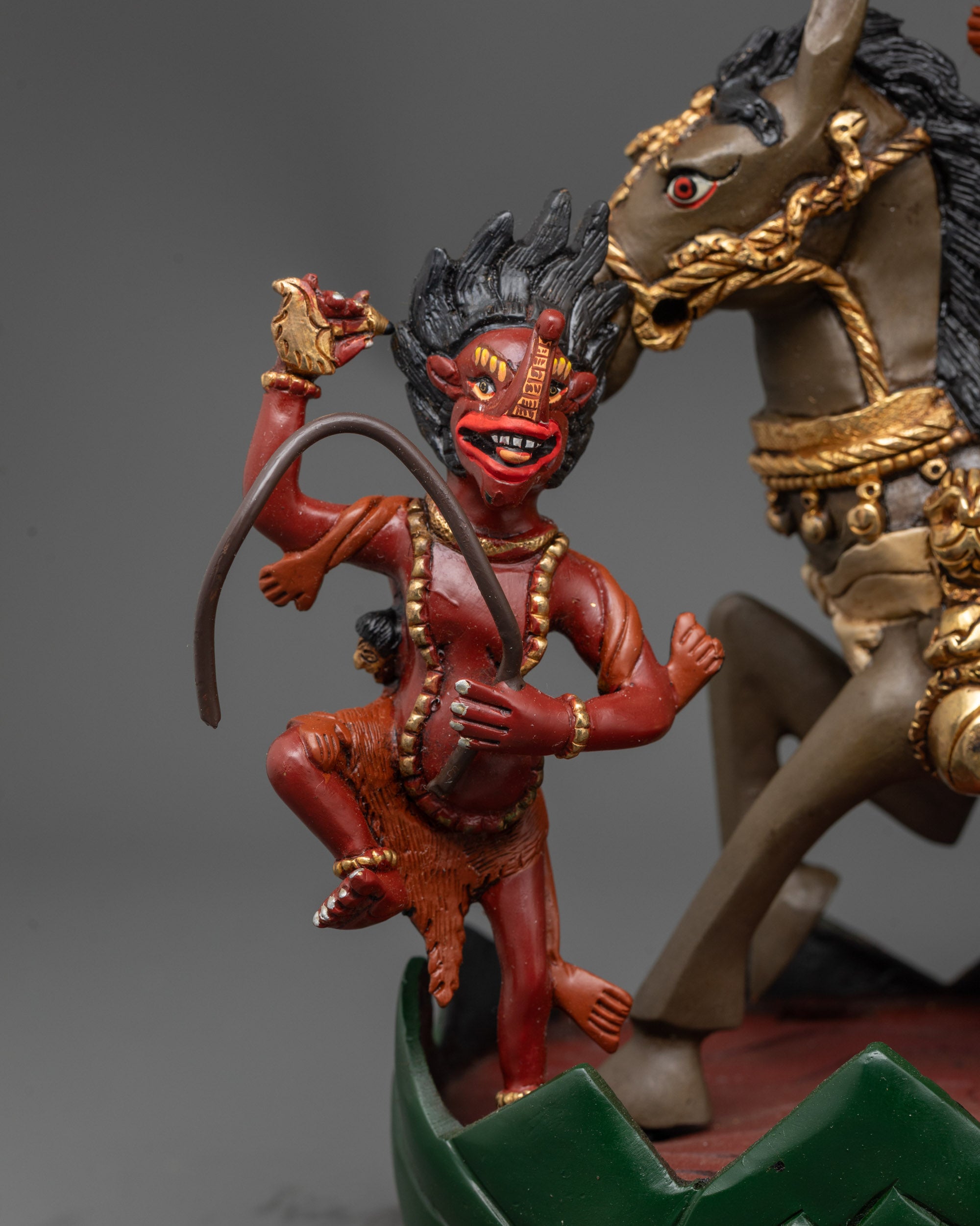 Palden Lhamo Statue | Wrathful Dharmapala Protector Sculpture
