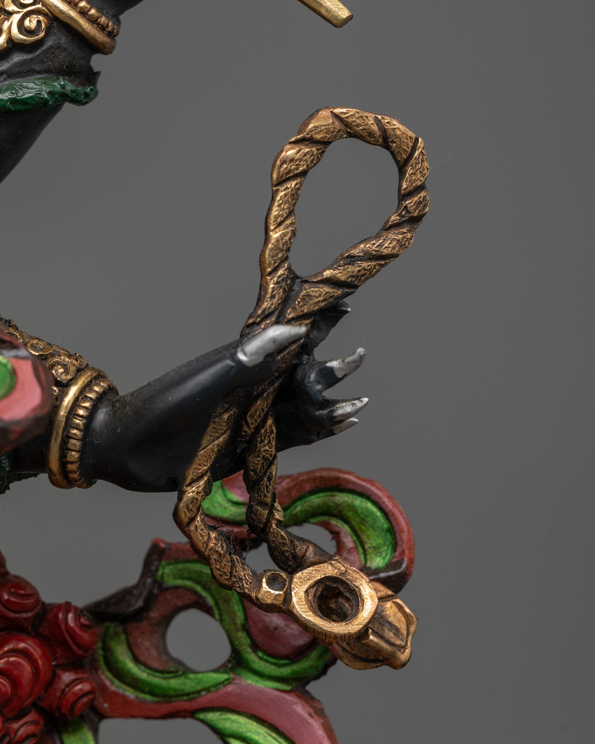 Six Armed Mahakala Statue | Fierce Vajrayana Guardian Handcrafted