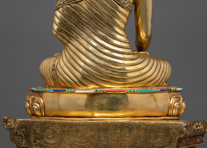 Meditating Shakyamuni Buddha Statue | Himalayan Sacred Artwork