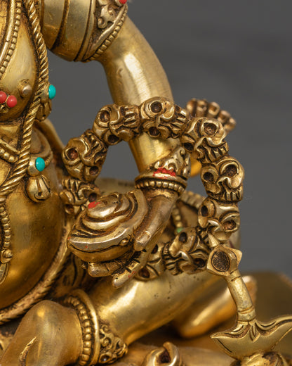 Brahmanrupa Statue | 24k Fire Gilded Copper Statue