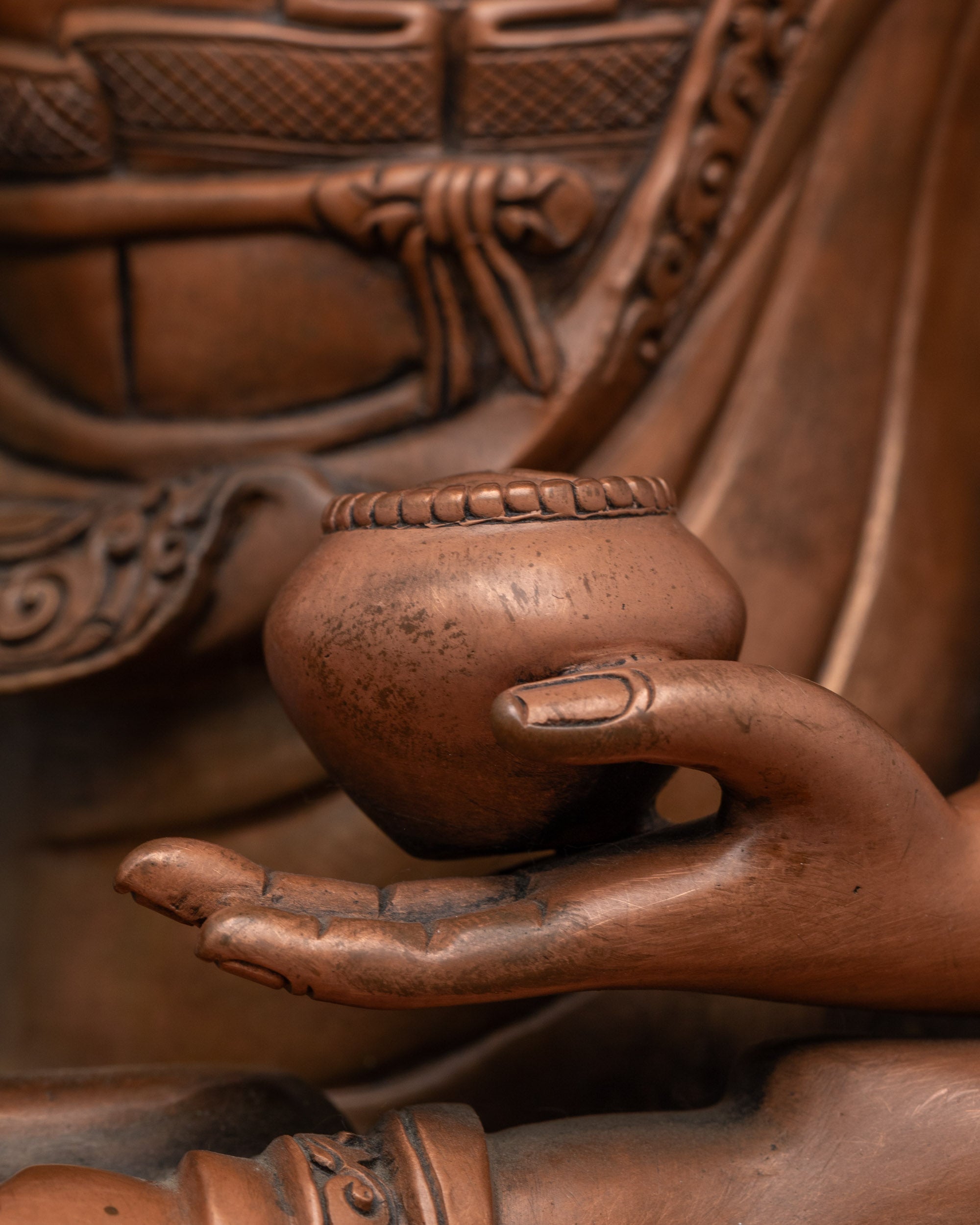 Premium Oxidized Shakyamuni Buddha Statue | The Enlightened One