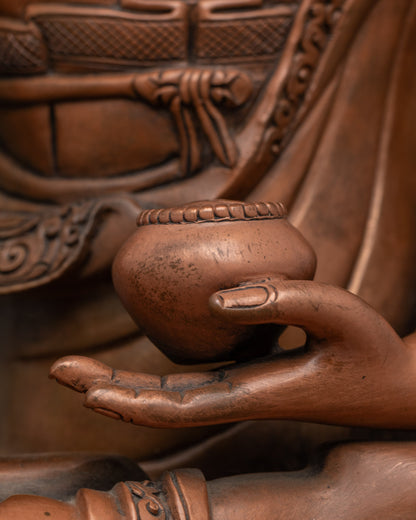 Premium Oxidized Shakyamuni Buddha Statue | The Enlightened One