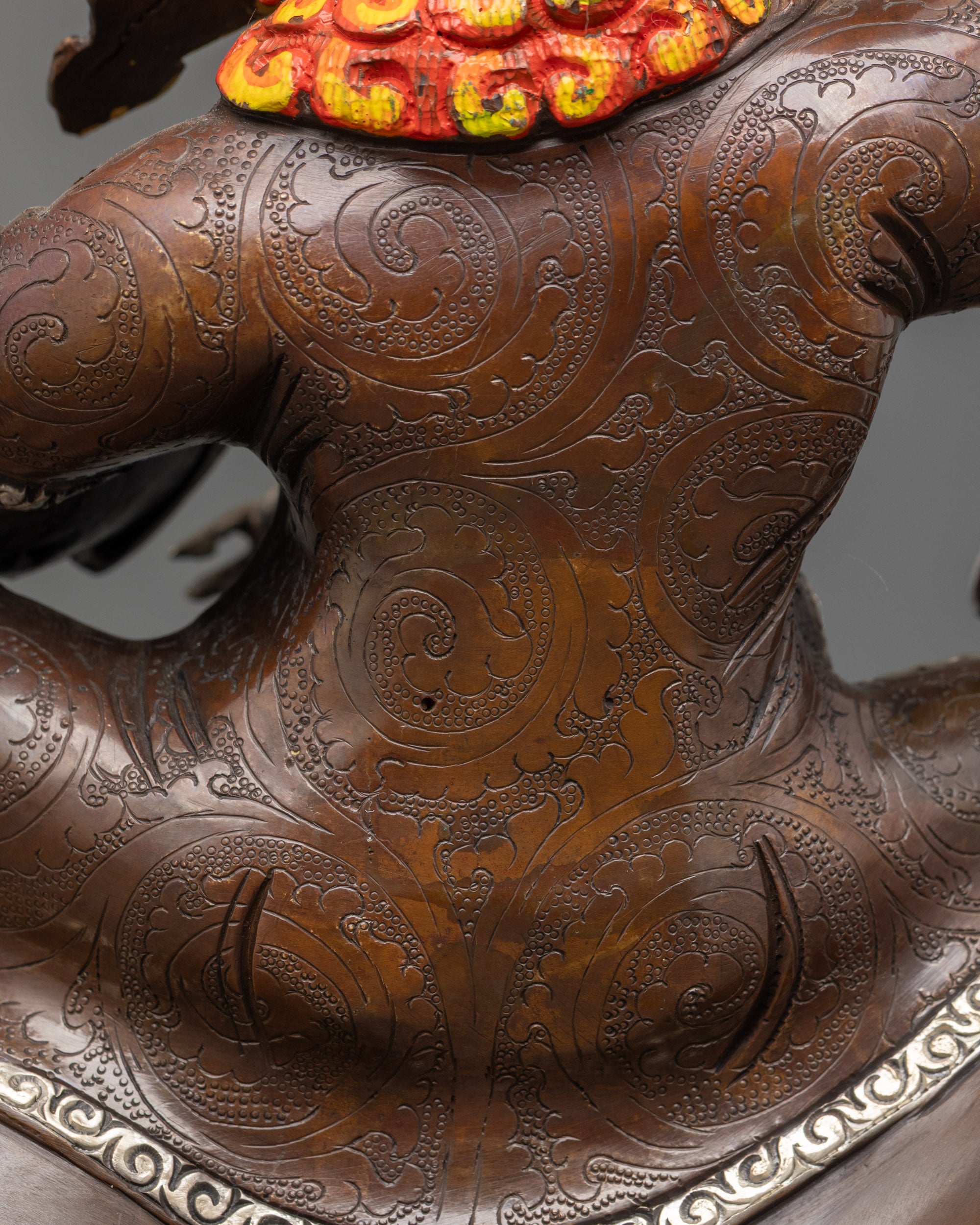 Ekajati, Rahula & Dorje Legpa Statue Set | Buddhist Protector Deities