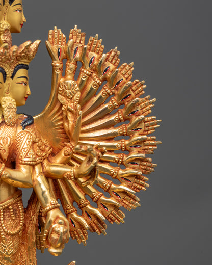 Thousand Armed Chenrezig Statue | Spiritual Buddhist Art