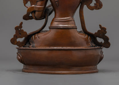 Authentic Hand-Carved Manjushri Statue | Timeless Himalayan Craft