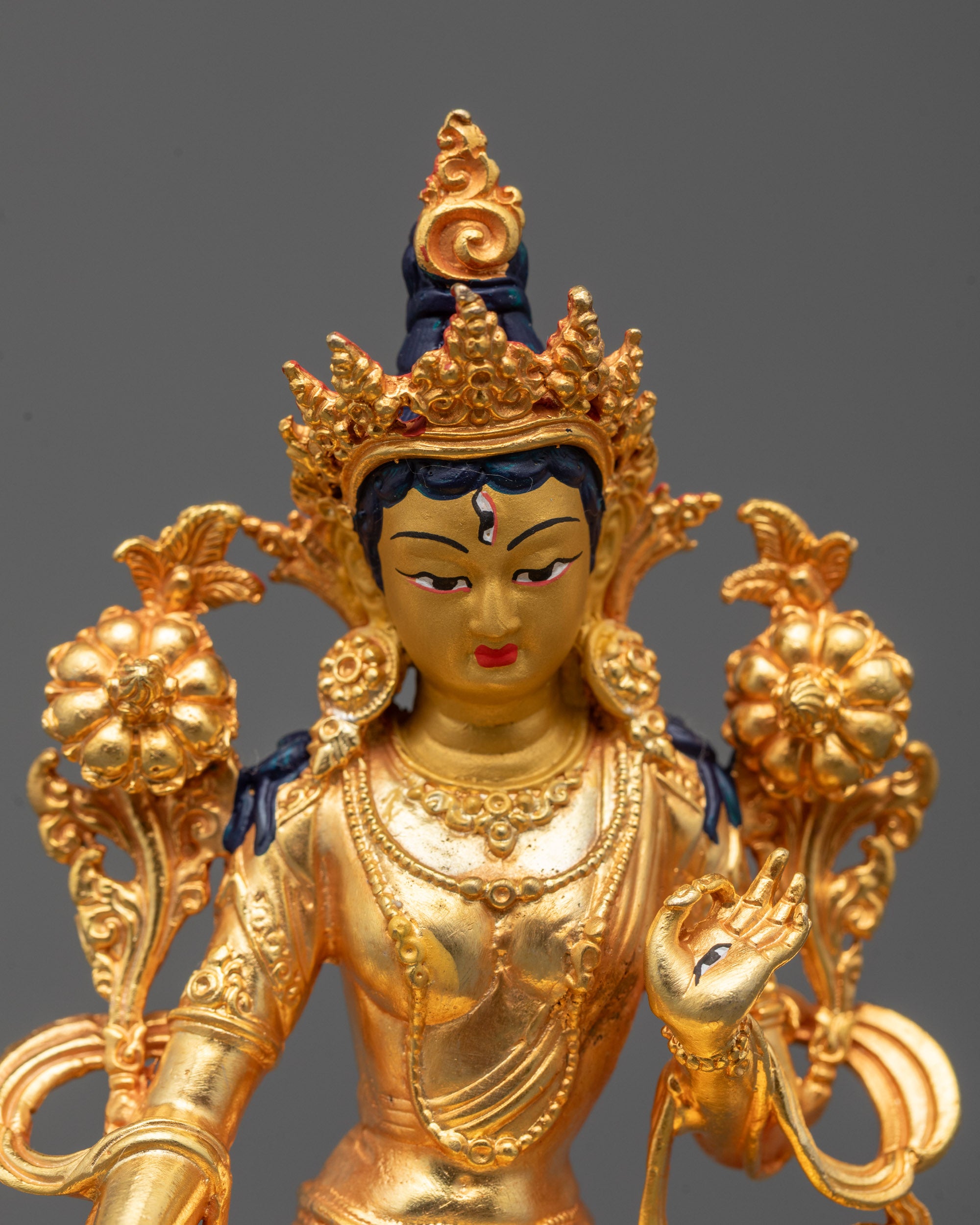 Buddhist White Tara Statue | Handmade Himalayan Art