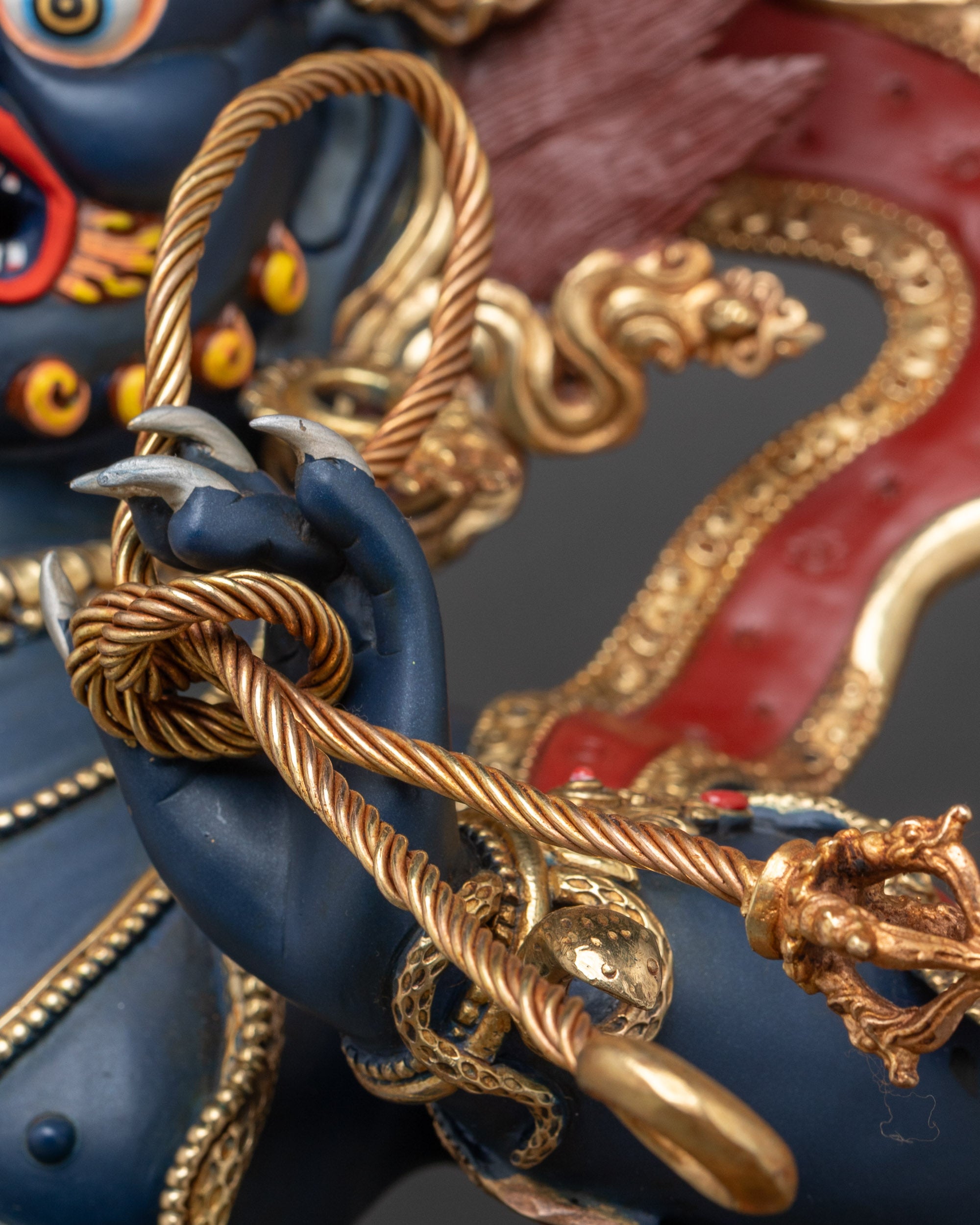 Large Vajrapani Statue | High-Quality Tibetan Vajra Protector Figurine