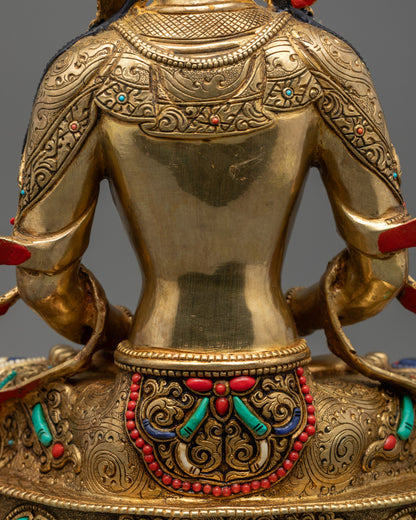 Traditional Statue of Amitayus | Buddha of Longevity