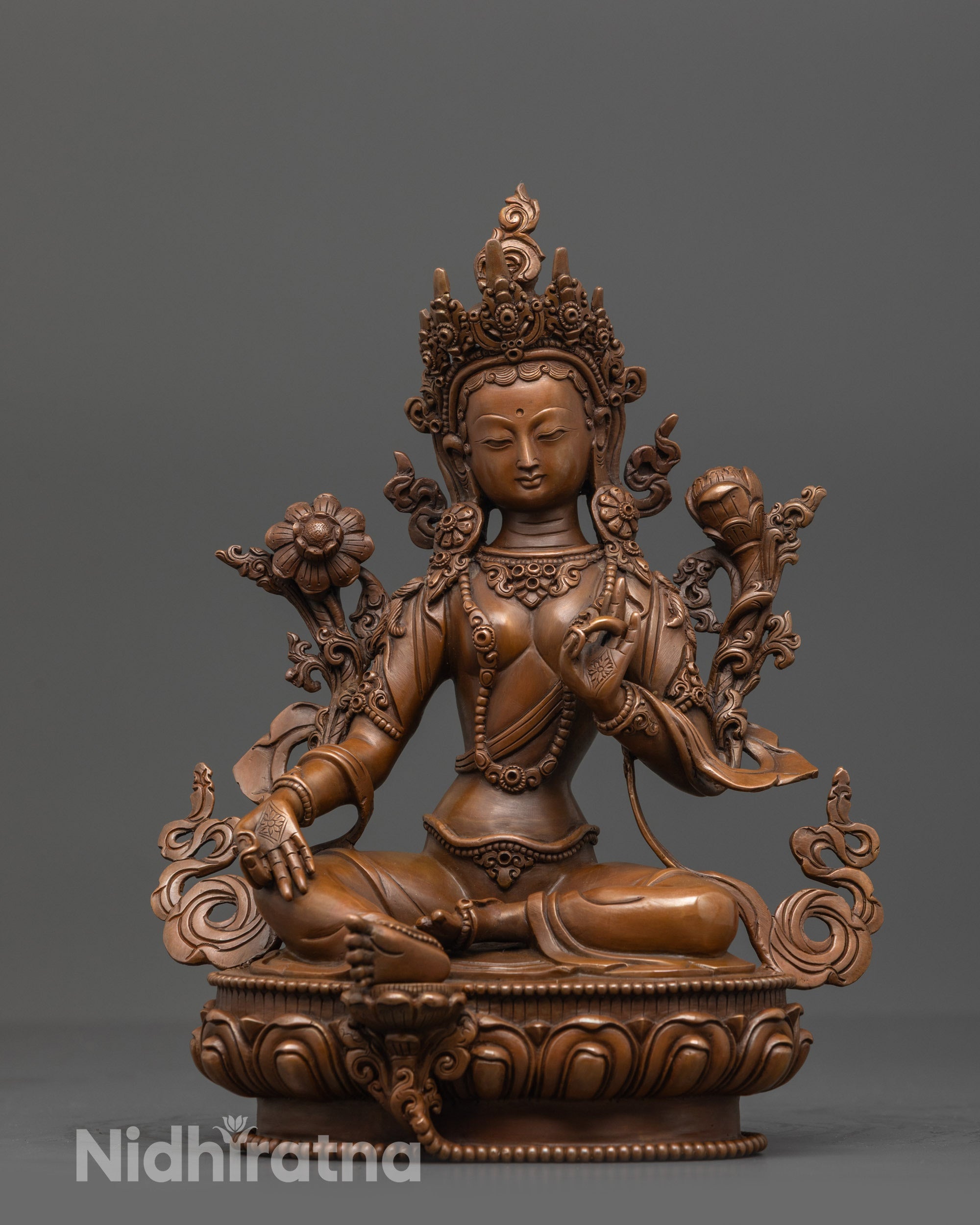 Green Tara Statue
