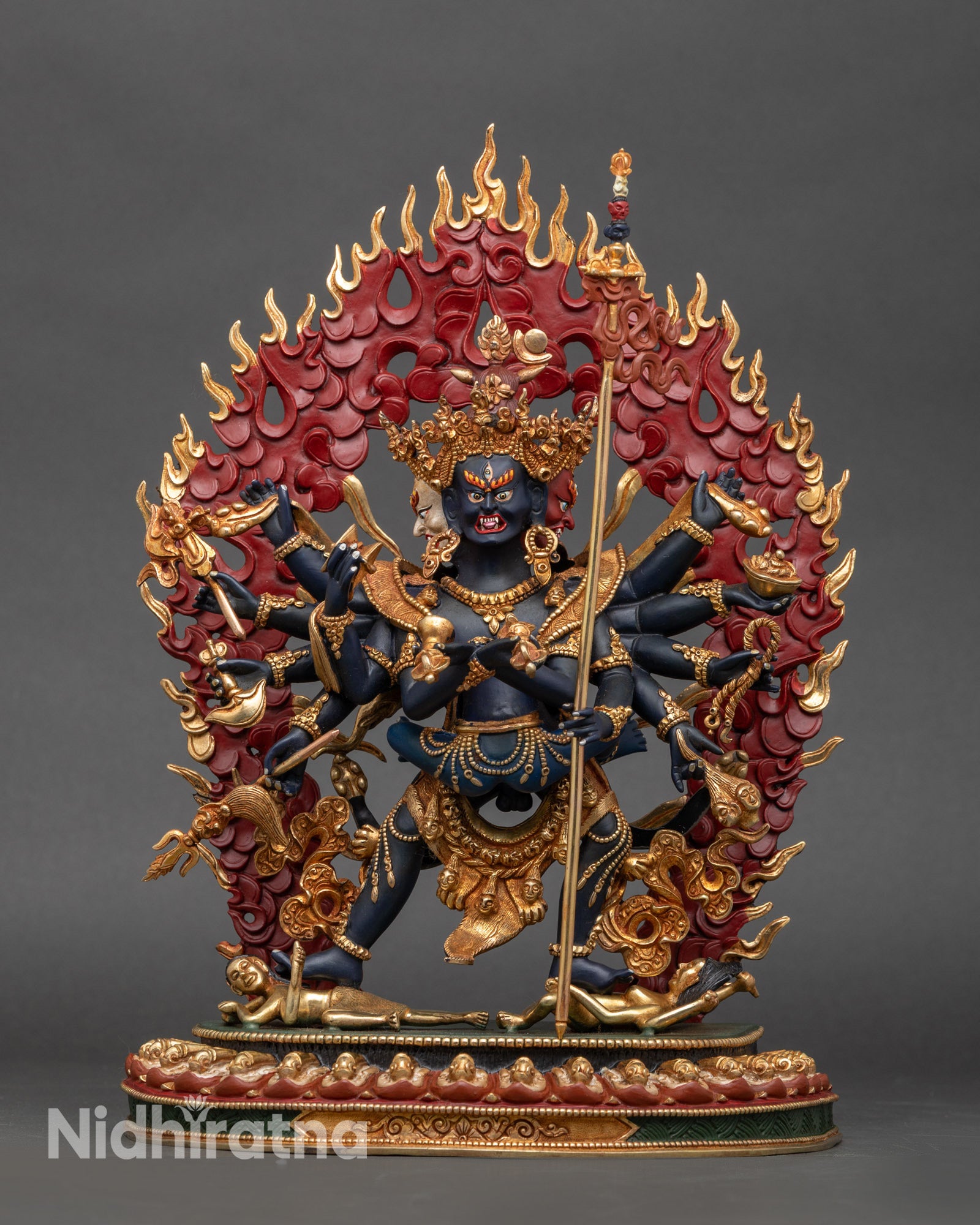 Chakrasamvara Statue with Consort | Yab-Yum Buddhist Sculpture