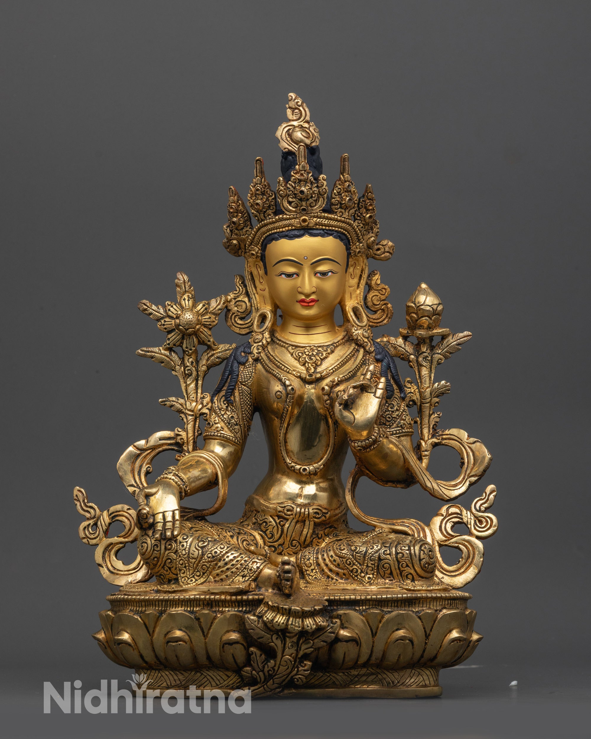 Green Tara Statue