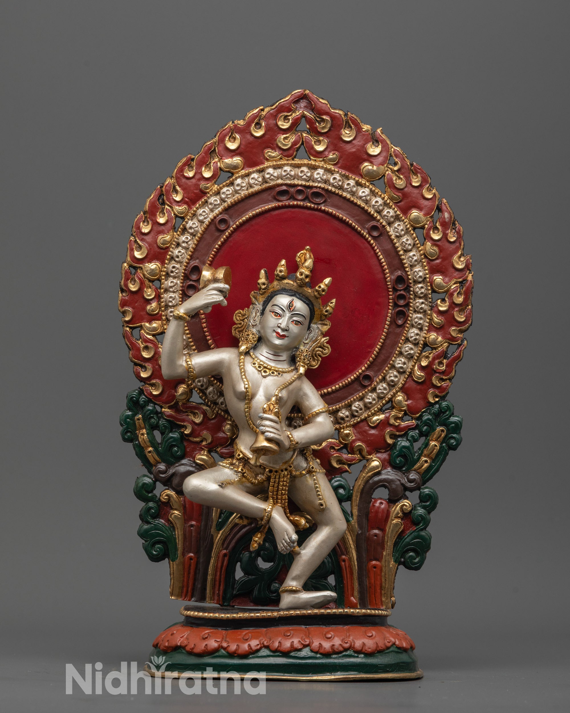 Nepalese Machig Labdron Statue | Hand-Carved with Premium Detail