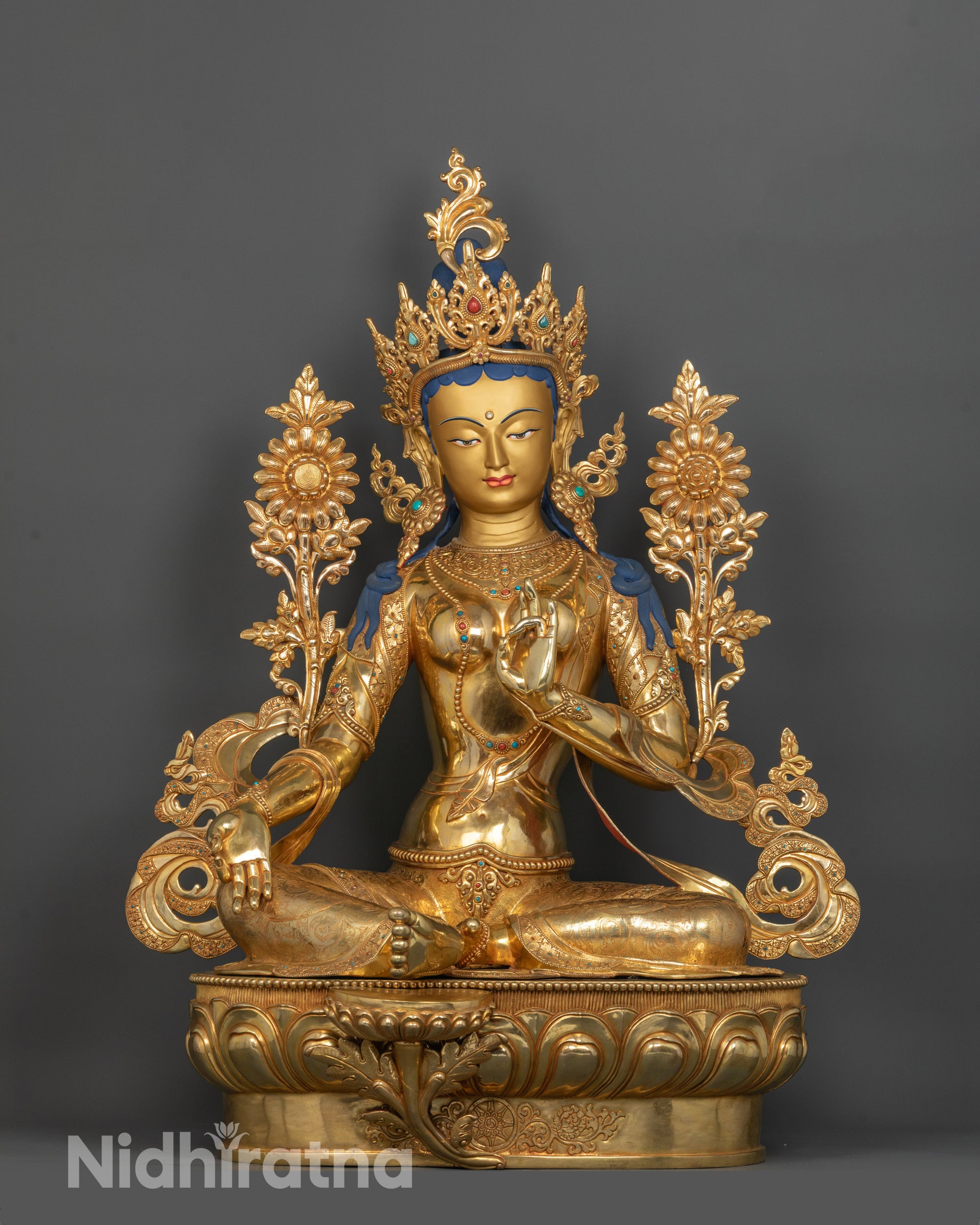 Shop Our Large Size Green Tara Statue | Buddhist Goddess