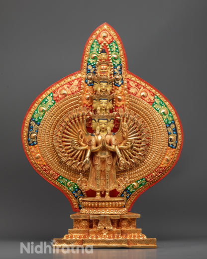 Thousand Armed Chenrezig Statue | Spiritual Buddhist Art