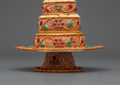 3" Mandala Offering | Vajrayana Ritual Set for Spiritual Practices