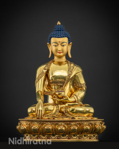 Masterpiece 16 Inch Shakyamuni Buddha Statue: Perfect for Spiritual Practice