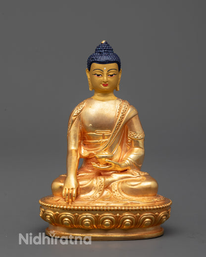 Shakyamuni Buddha Statue | Handcrafted Nepalese Buddhist Enlightenment