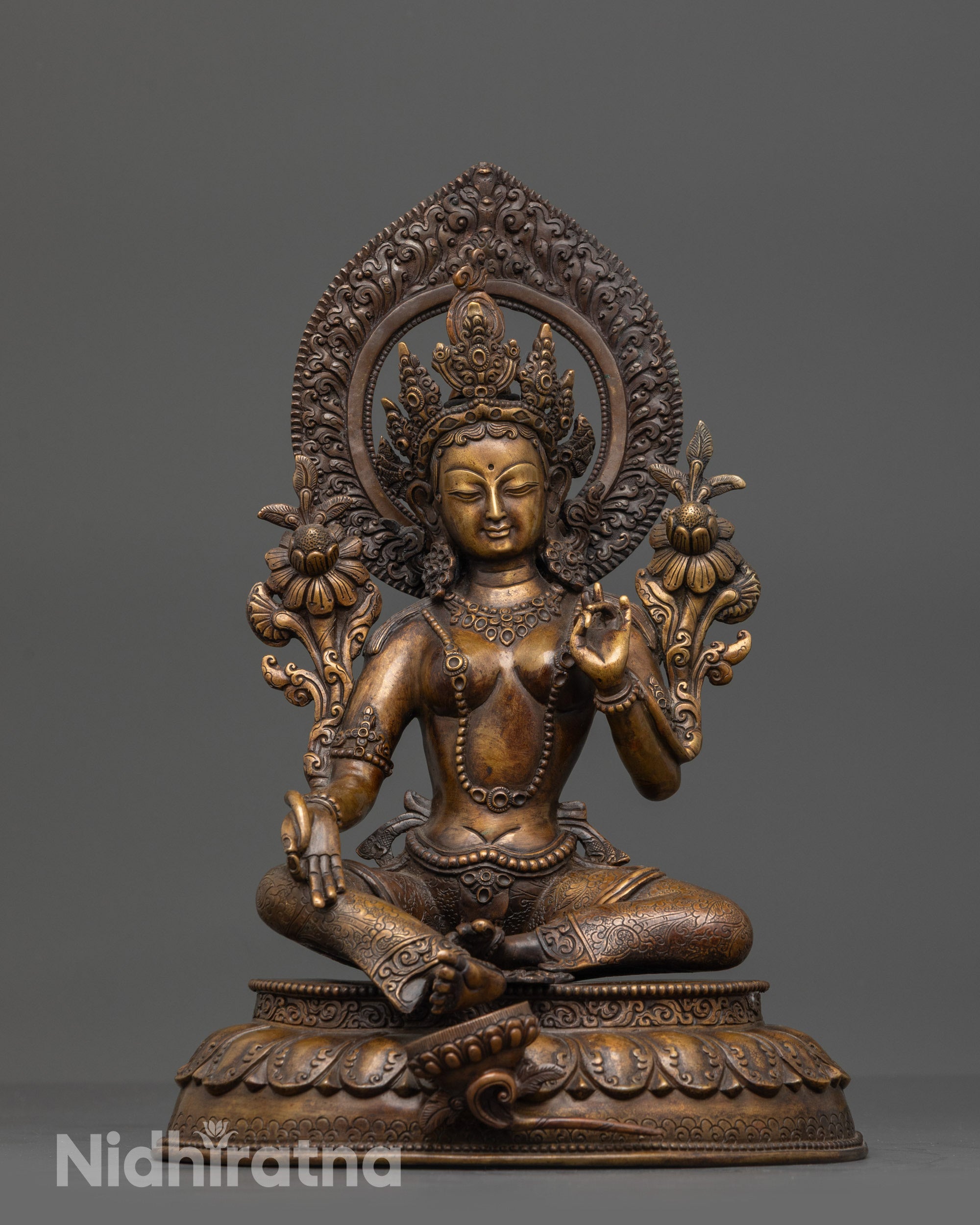 Green Tara Statue