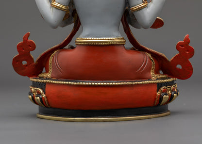 Chenrezig Copper Statue | Compassionate Bodhisattva