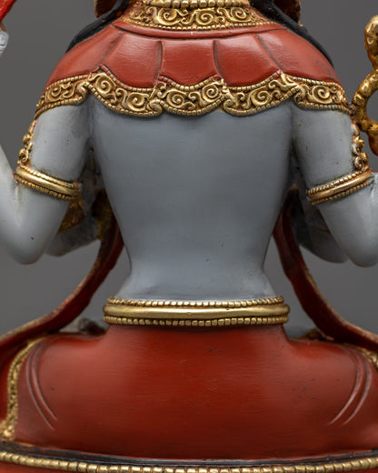 Chenrezig Copper Statue | Compassionate Bodhisattva