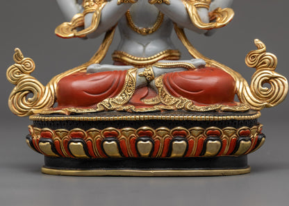 Chenrezig Copper Statue | Compassionate Bodhisattva