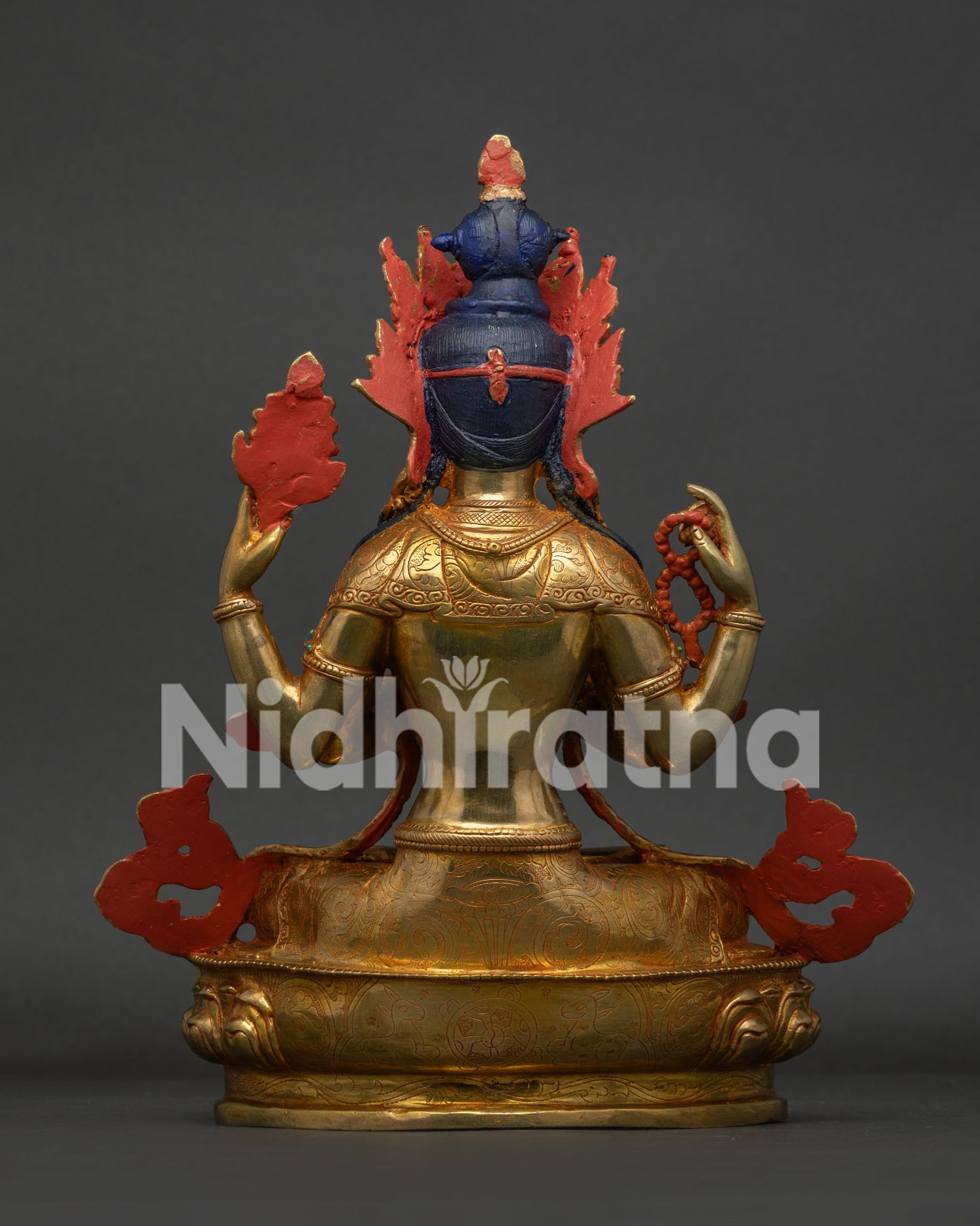 Chenrezig Buddhist Statue by Newari artisans from Nepal
