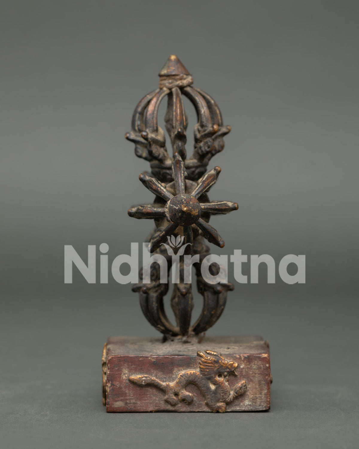 Detailed Bishow Vajra buddhist ritual object for vajrayana practice and sacred altars.