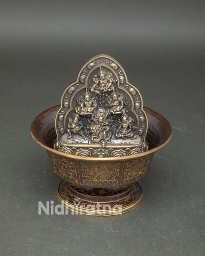 Dzambhala Water Offering Set for abundance karma blessings