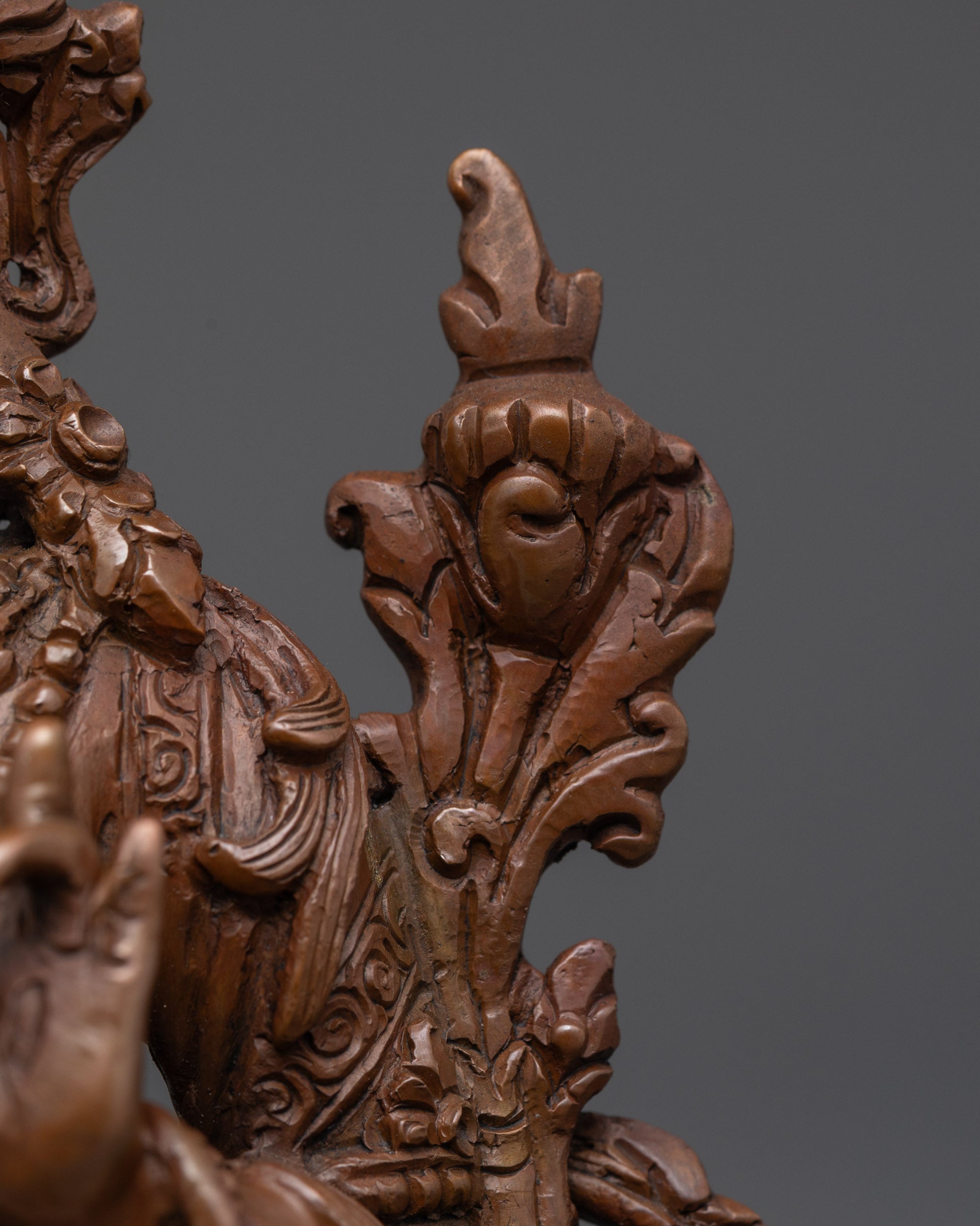 Traditional Oxidized Bodhisattva Statue Set | Tibetan Buddhist Deities