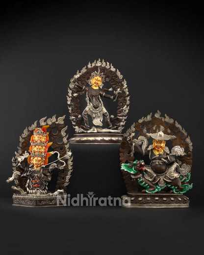 The Three Powerful Protectors: Rahula, Ekajati, and Dorje Lekpa