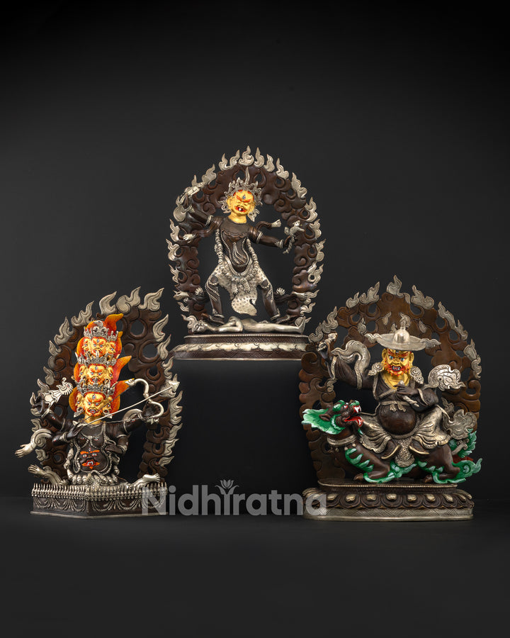 The Three Powerful Protectors: Rahula, Ekajati, and Dorje Lekpa