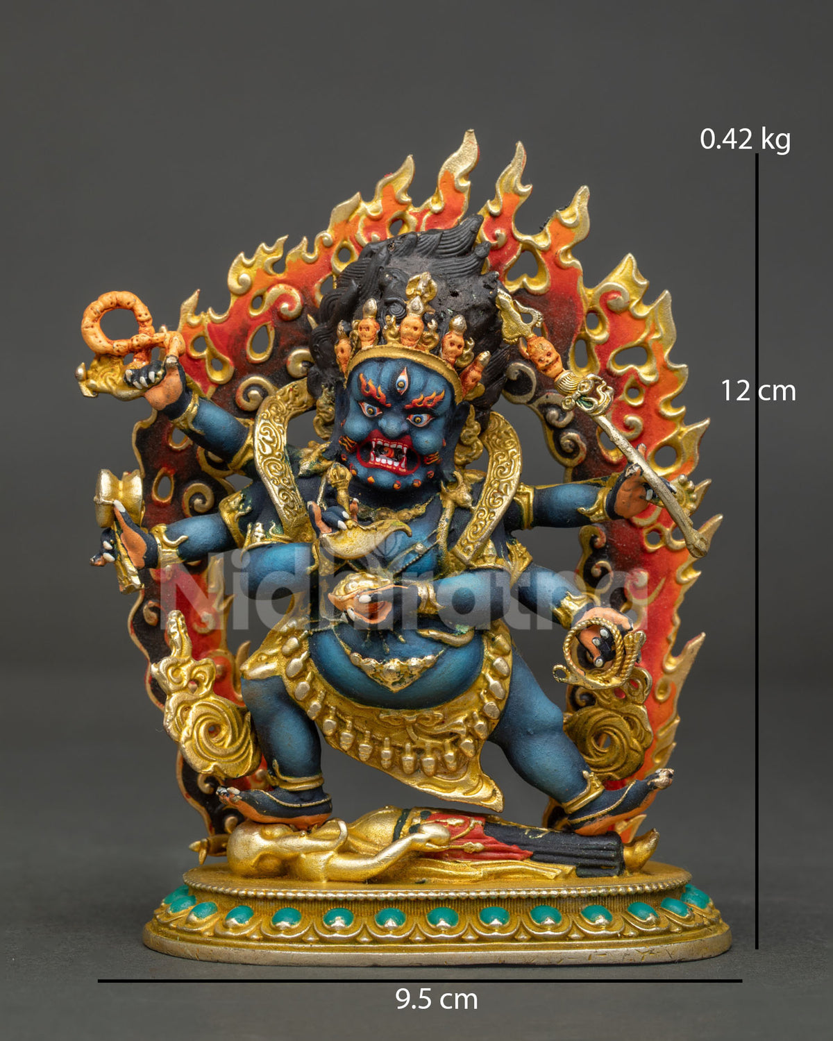 Six Arm Mahakala Statue