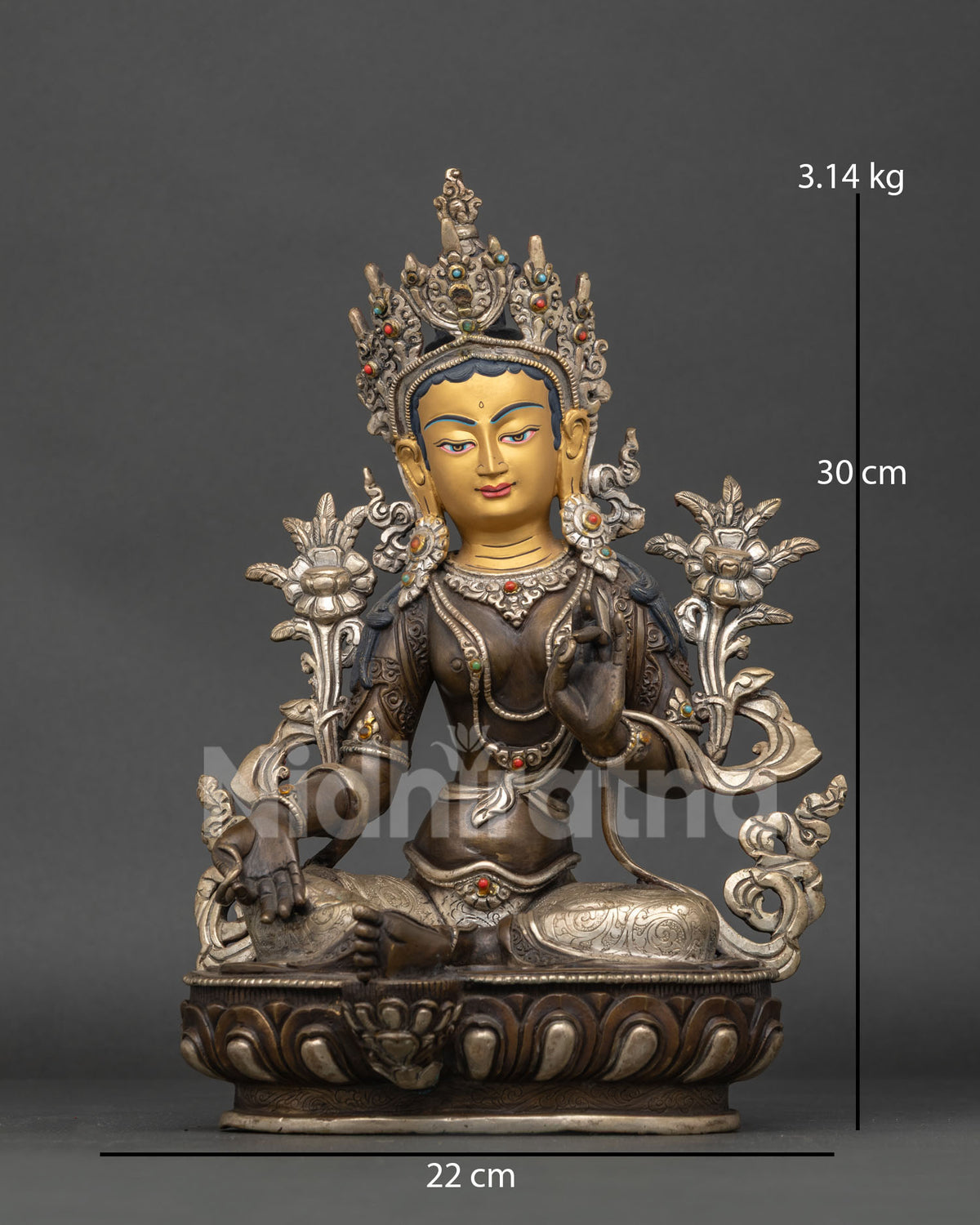 Green Tara Statue for Altar & Shrine | Goddess of Swift Protection