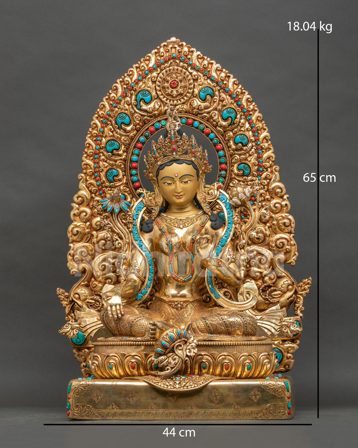 Green Tara Statue