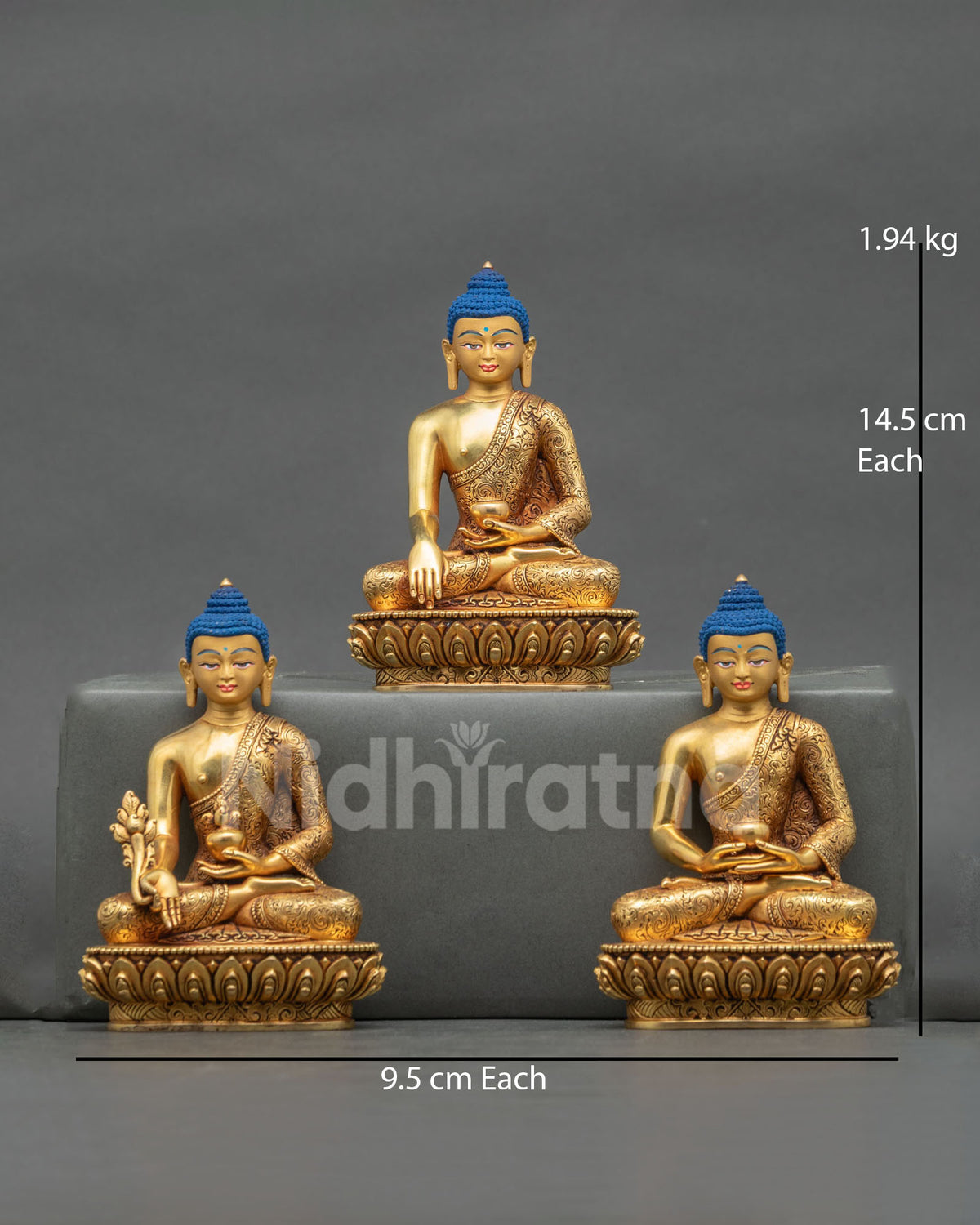 Three Buddha Set