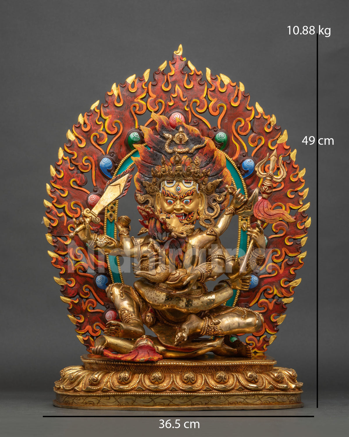 Four Arm Mahakala Statue