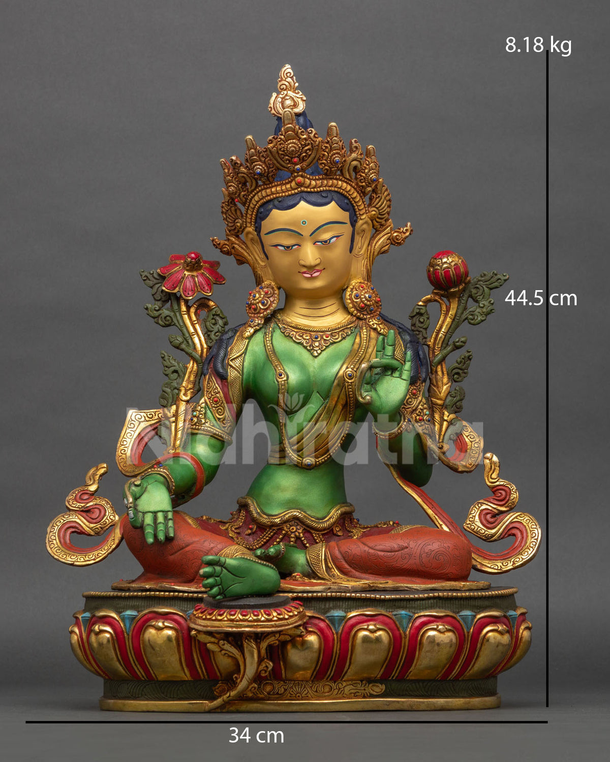 Green Tara Statue