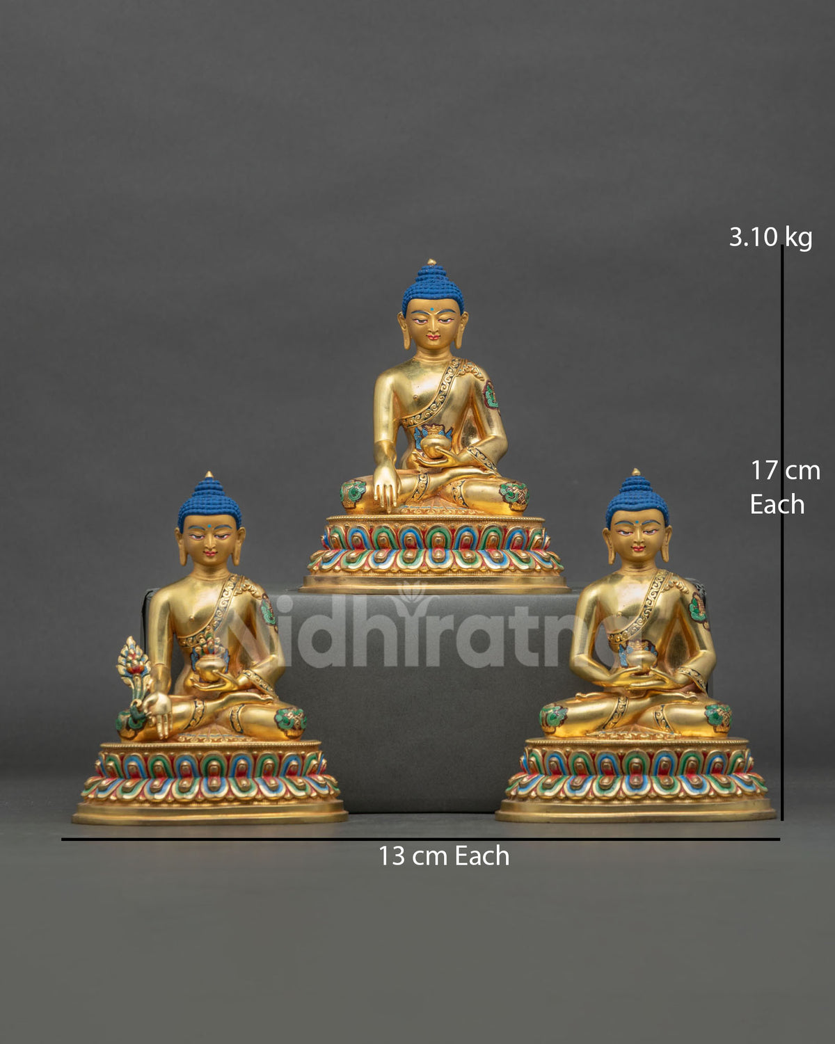 Three Buddha Set
