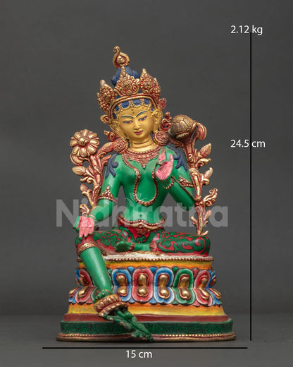 Green Tara Statue